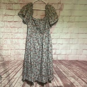 Gal Meets Glam Floral Print Dress